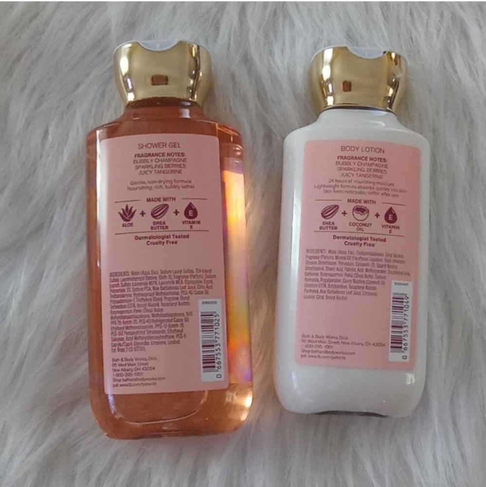 Bath & Body Works Champagne Toast Body Lotion, Shower Gel & Pump - Picture 2 of 4